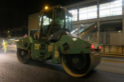 Trabajos de extendido de las mezclas