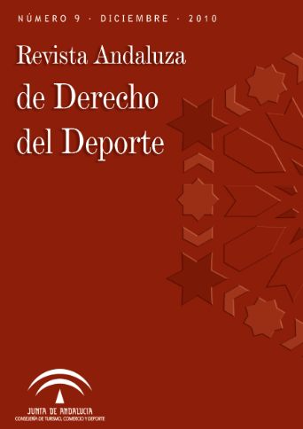 Portada Revista Andaluza de Derecho del Deporte