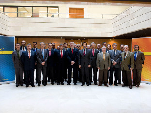 El consejero de Economía, Antonio Ávila y el secretario general de Innovación y 