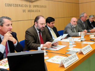 Luis Nieto Ballesteros, Jesús Nieto González y Jesús Maza Burgos en CEA