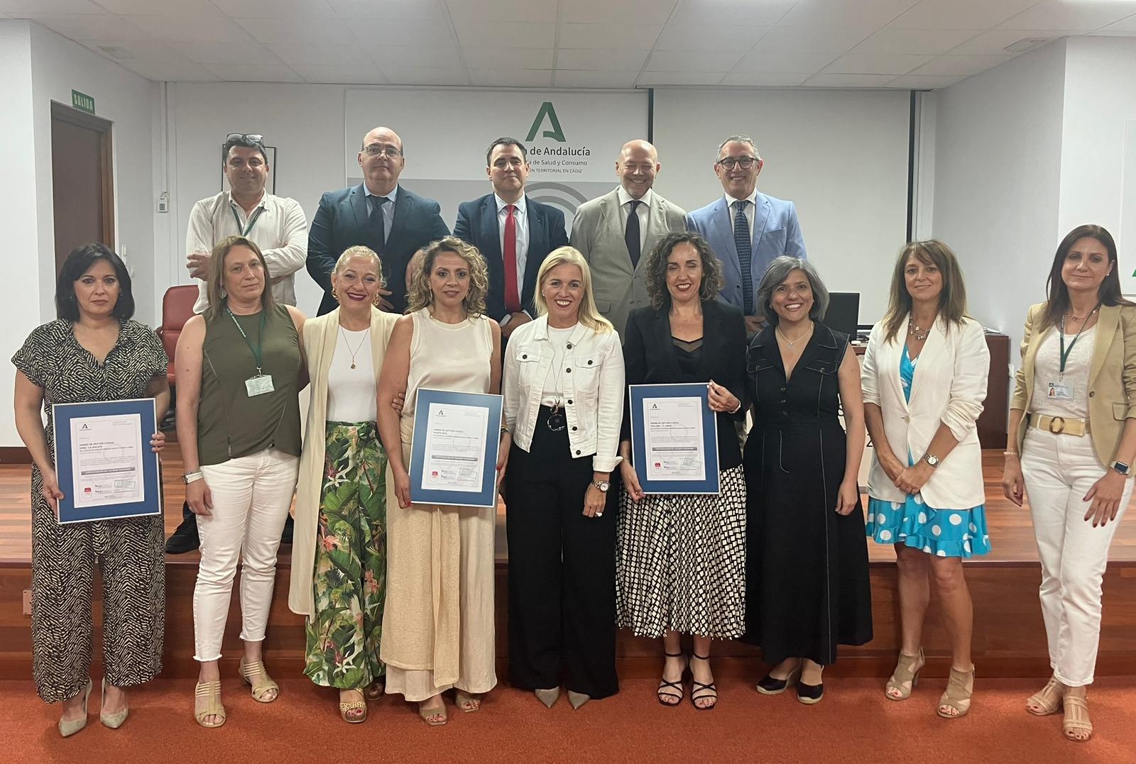 Entrega certificados de calidad a 3 unidades Distrito Bahía de Cádiz-La Janda