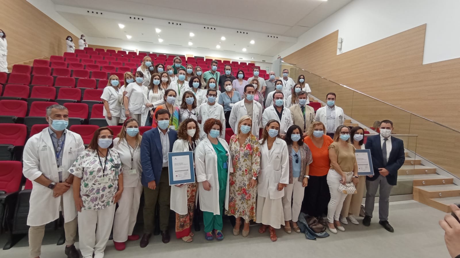 Entrega certificado de calidad a 2 unidades AGS Campo Gibraltar Este La Línea