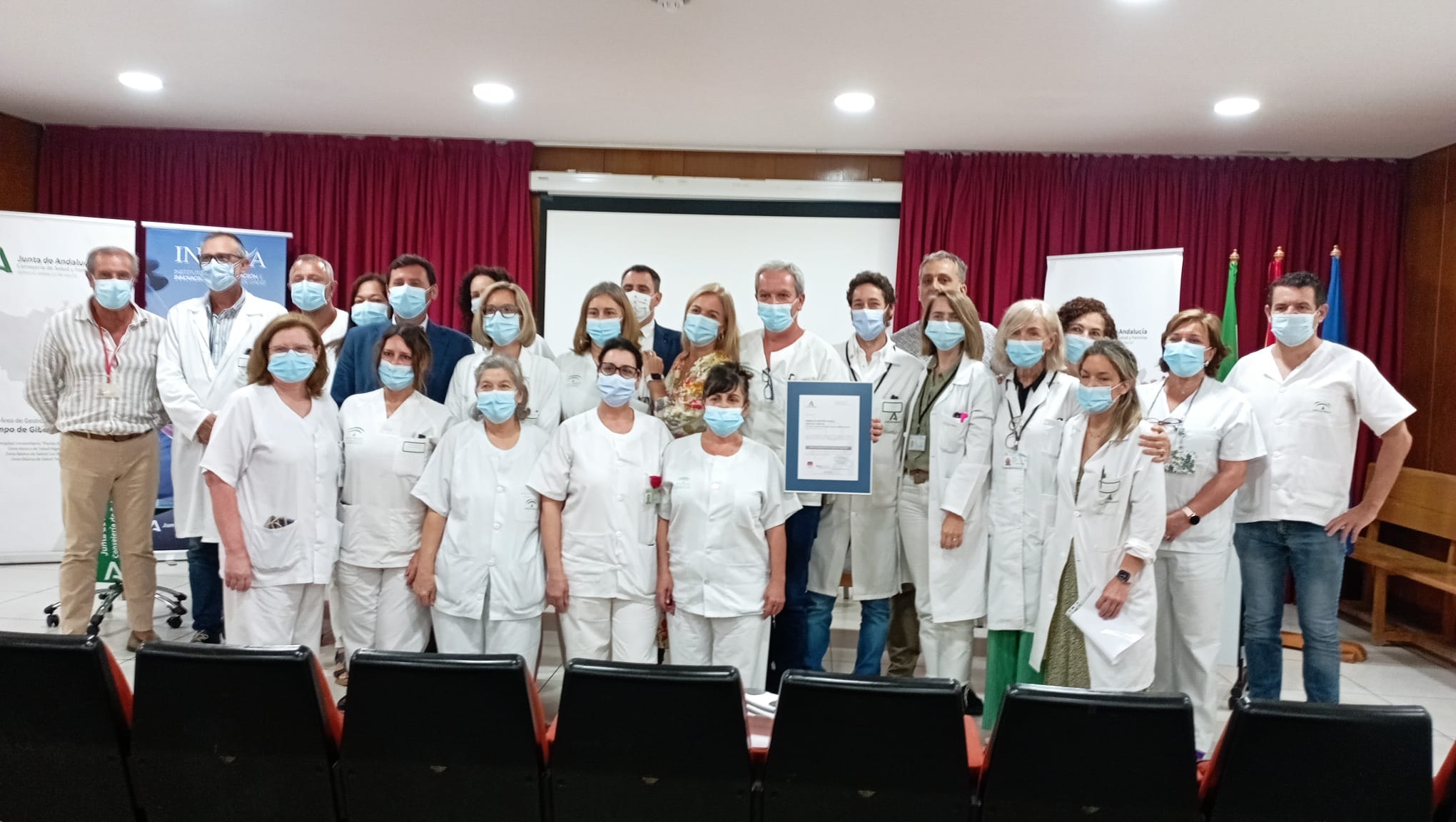 Entrega certificado de calidad UGC Análisis Clínicos AGS Campo Gibraltar Oeste Algeciras_190623.jpg