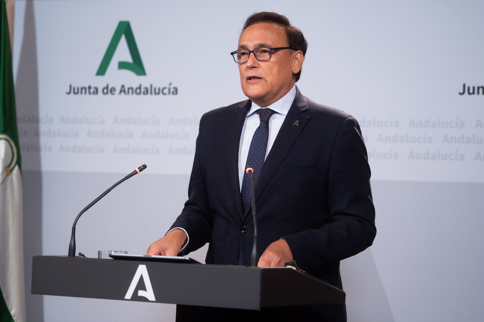 Gómez Villamandos durante su intervención en Consejo de Gobierno