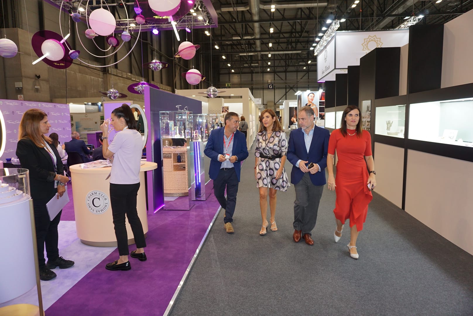 Rocío Blanco visita MadridJoya