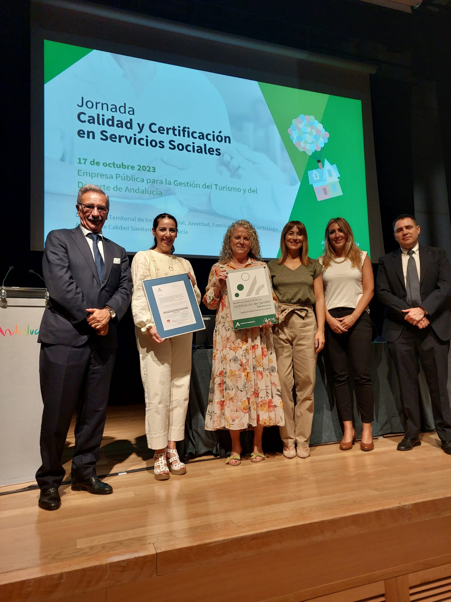 Entrega certificación a 2 residencias provincia de Málaga_171023