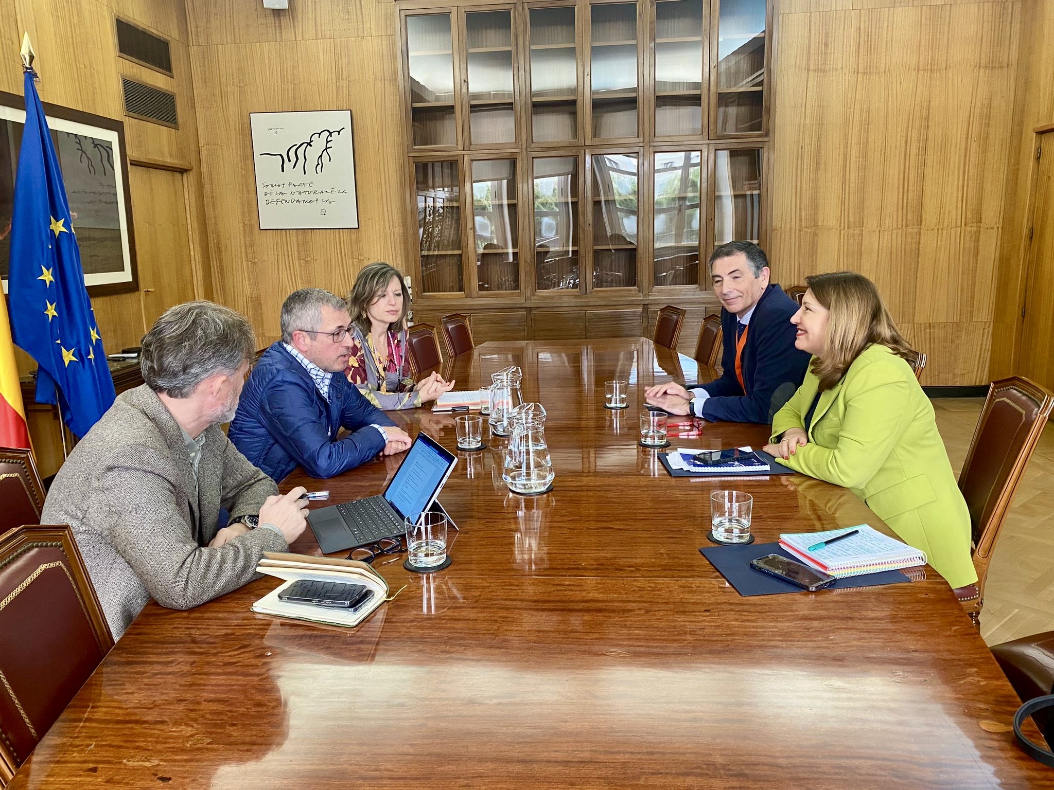Nueva reunión con el secretario de estado de Medio Ambiente