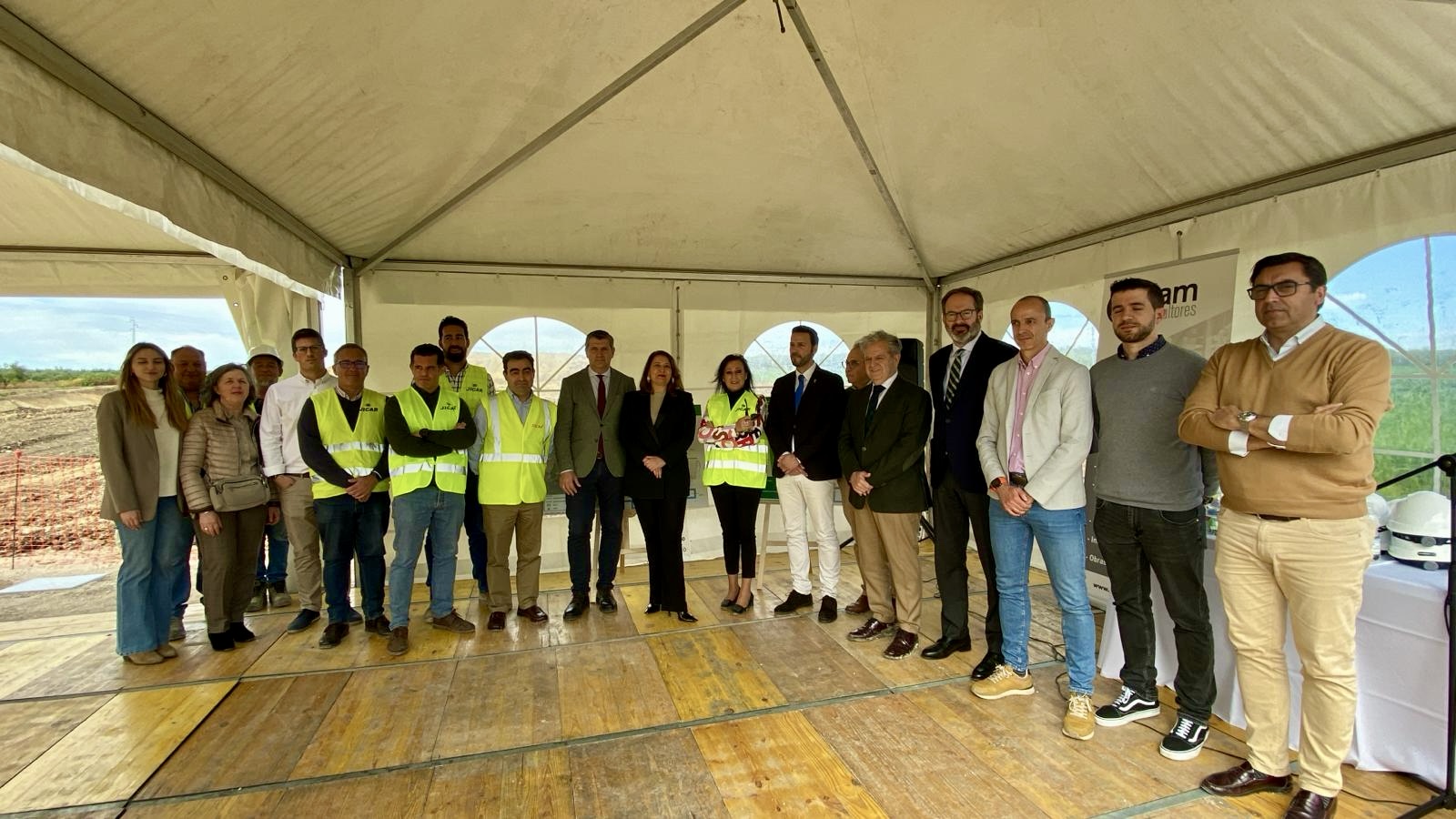 Primera piedra de la EDAR de San Sebastián de los Ballesteros