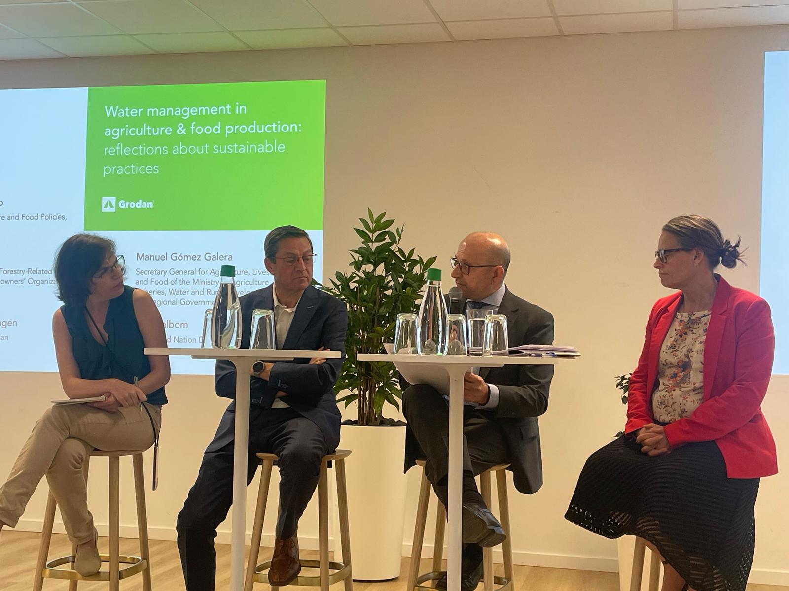 El secretario general de Agricultura, Ganadería y Alimentación, Manuel Gómez Galera, en las ‘Jornadas sobre Agua, Agricultura y Alimentación’, celebradas en el marco de la Semana Verde organizada por la Comisión Europea (CE).