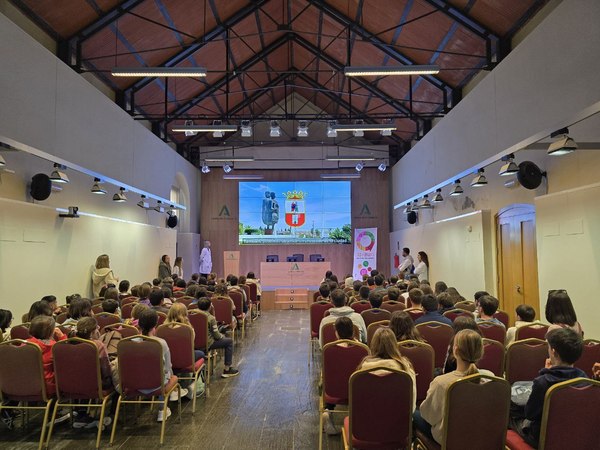 Momento de las Jornadas "Conoce tu ciudad", en Hacienda de Quinto.