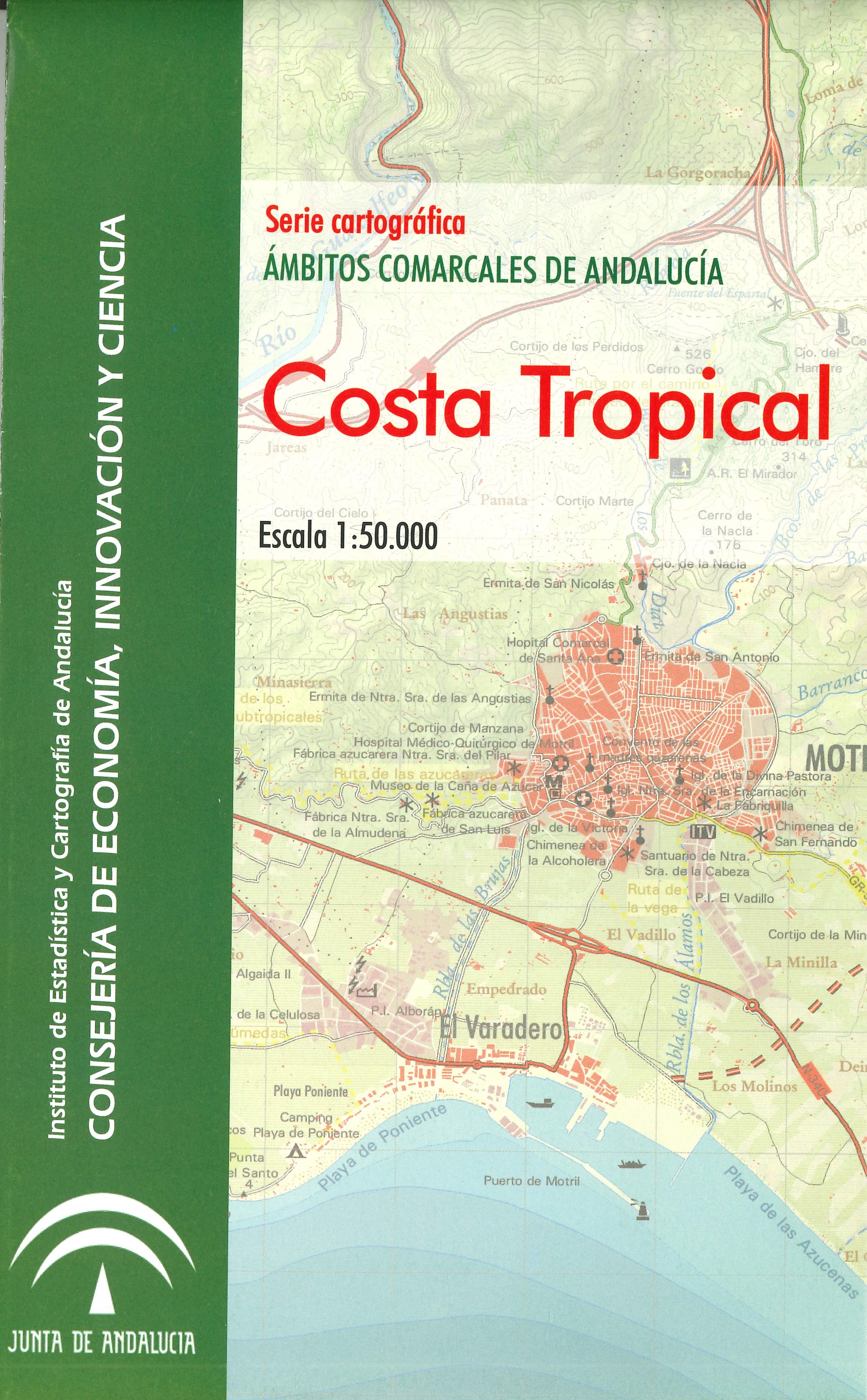 Imagen representativa de la publicación Costa Tropical, escala 1:50.000_2012