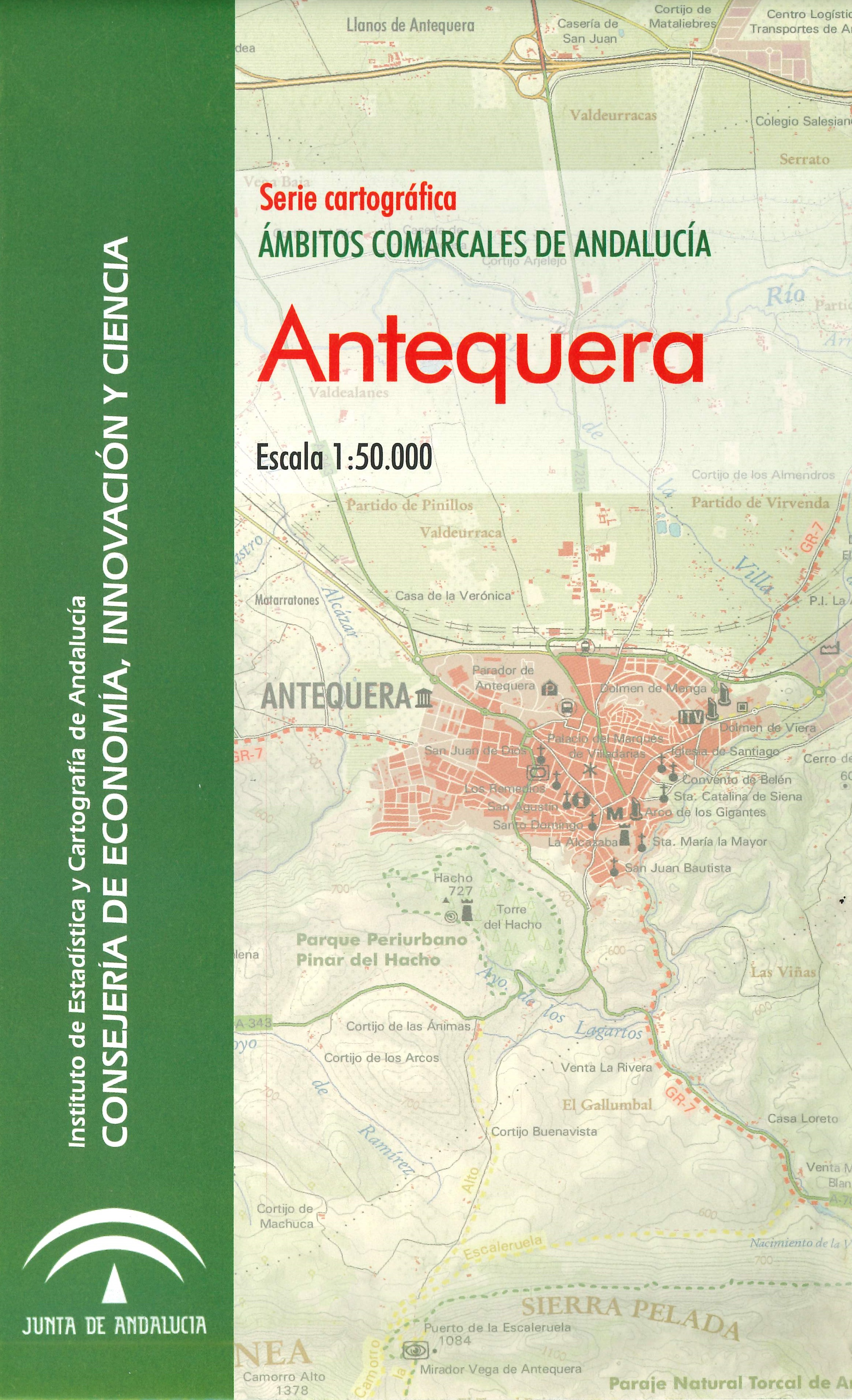 Imagen representativa del mapa Antequera, escala 1:50.000