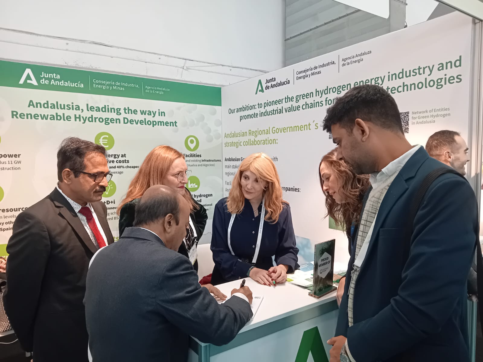 Andalucía refuerza su papel como actor principal en el desarrollo del hidrógeno verde a nivel europeo