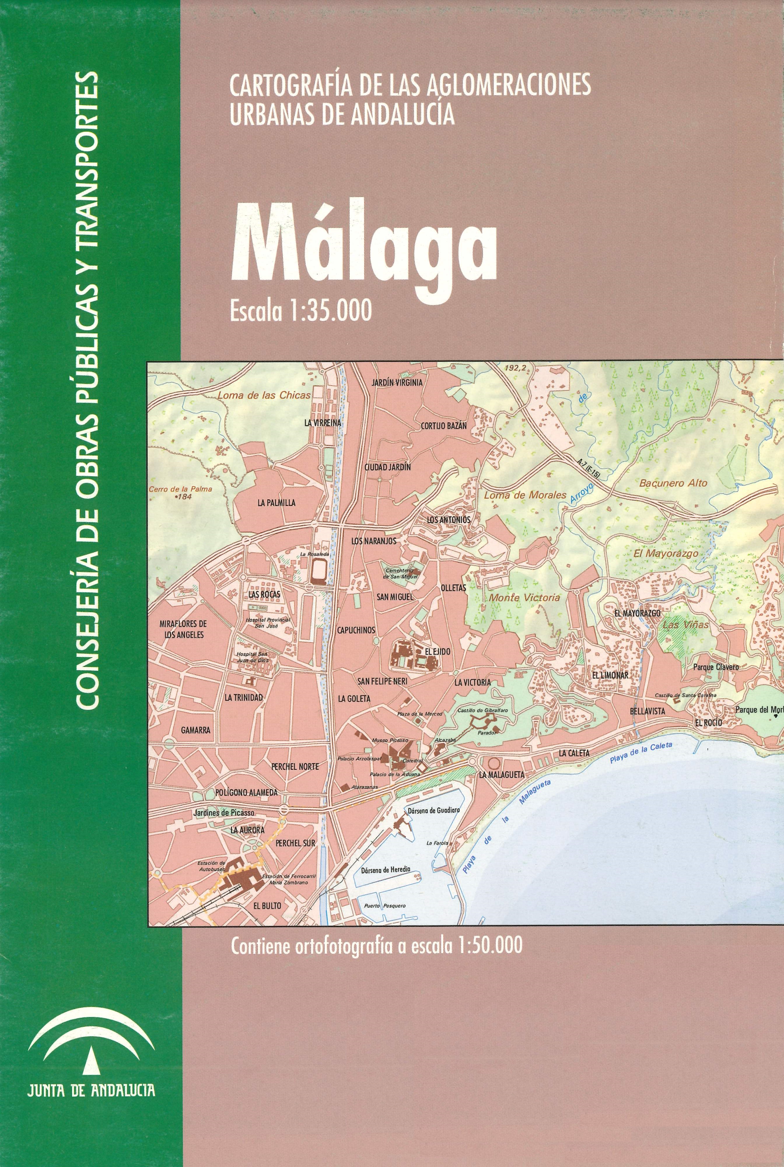 Imagen representativa de la publicación Málaga, escala 1:35.000_2007