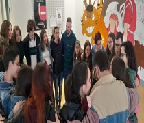 Jóvenes de la Asociación Juvenil HEBE y voluntarios 