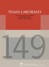 Portada Revista Temas Laborales nº 149/2019