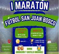 El próximo 8 de febrero se celebra en el Colegio Salesianos de Huelva el I Maratón de Fútbol ‘San Juan Bosco’