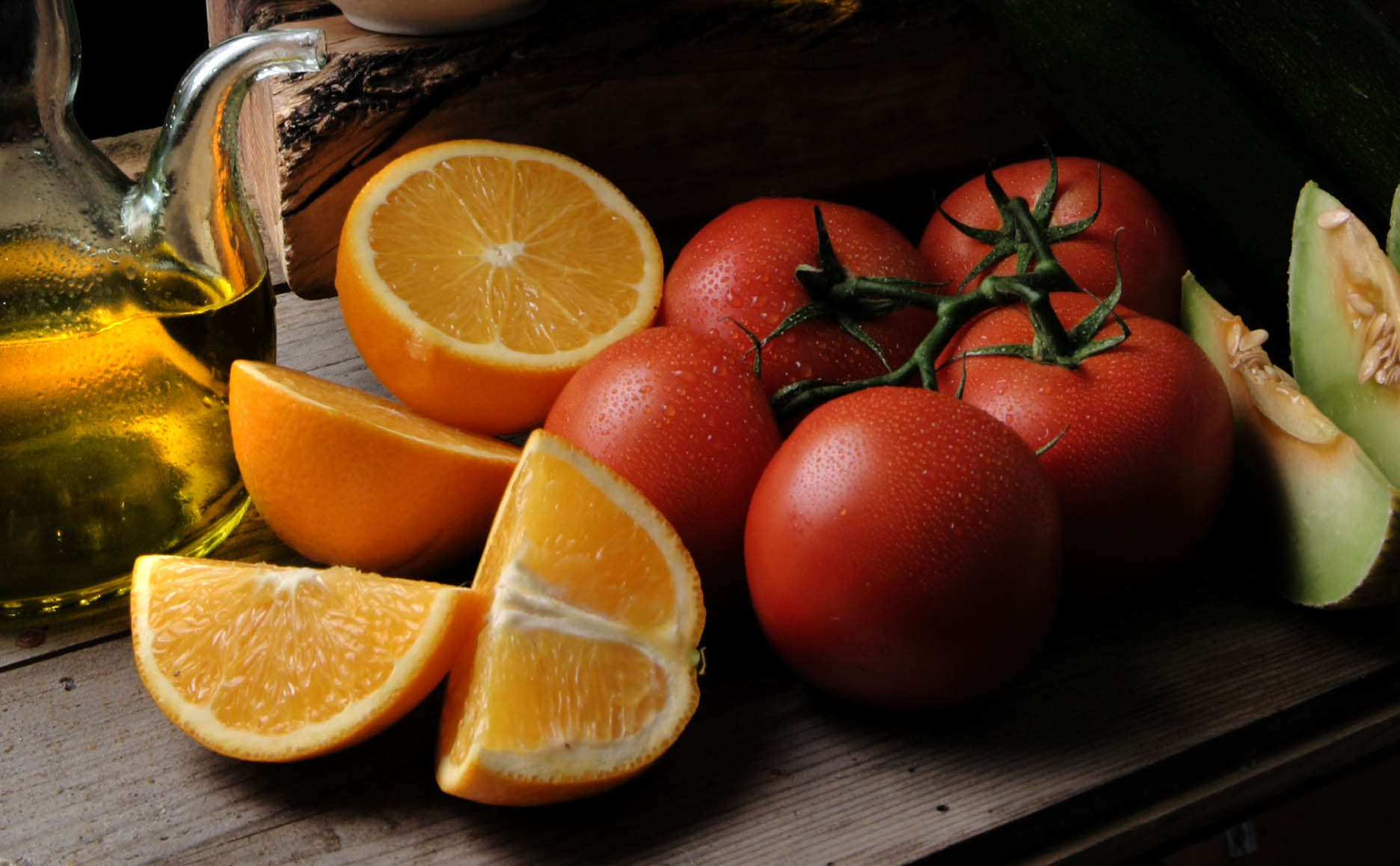Bodegón frutas y verduras