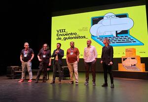 Participantes en el VIII Encuentro de Guionistas en el Teatro Central de Sevilla
