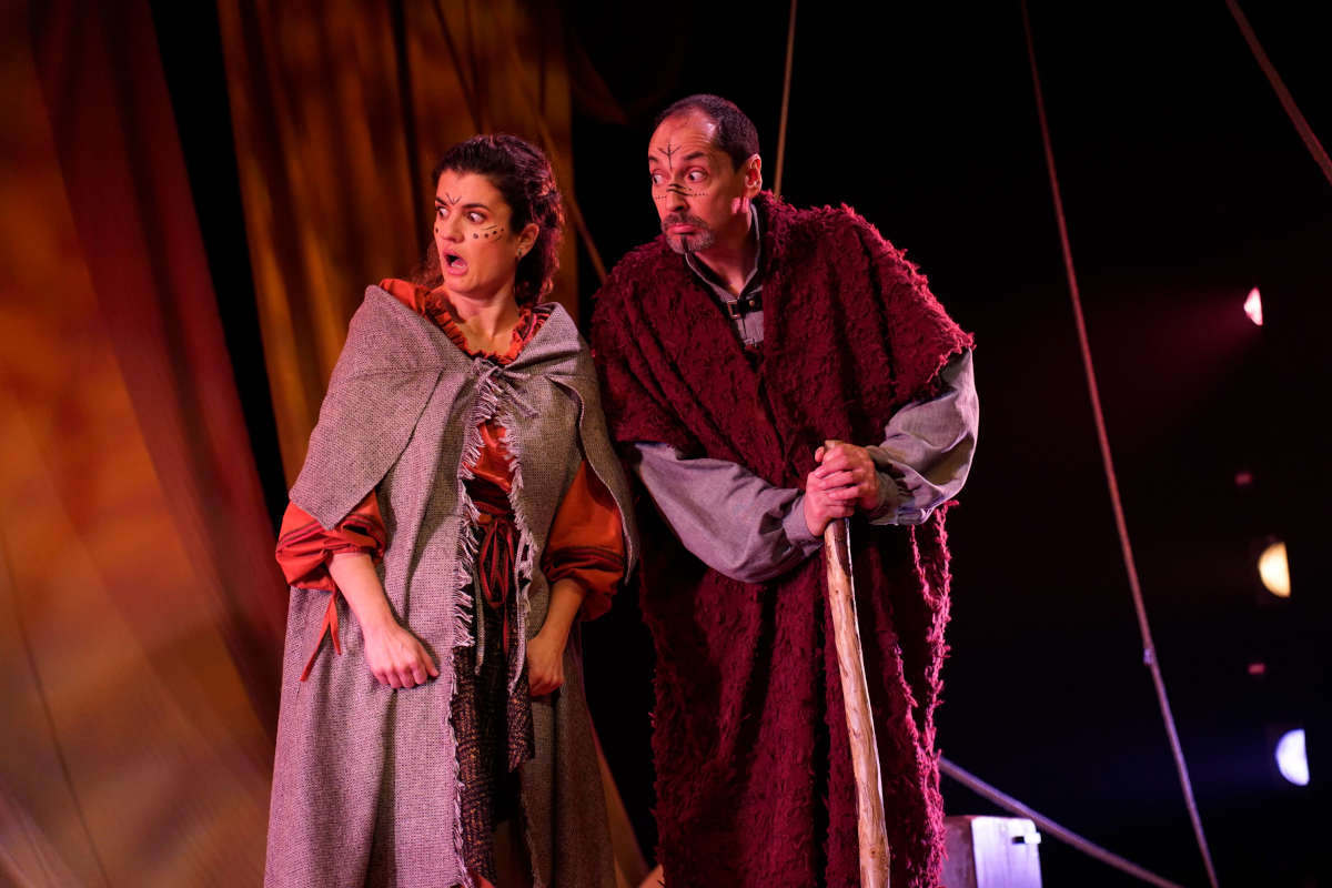 Representación de la obra 'Tierra Mía' de la compañía Pata Teatro