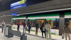 La estación de Guadalmedina de Metro de Málaga.