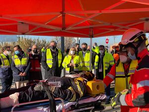 Simulacro Metro de Granada