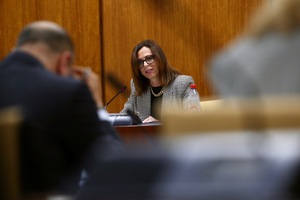 La consejera actual de Fomento, Rocío Díaz, en sede parlamentaria.