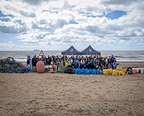 Los residuos recogidos en la Playa Paraje Natural Marismas del Odiel 