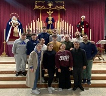 Visita al grupo joven de la Hermandad del Cautivo de Torreblanca