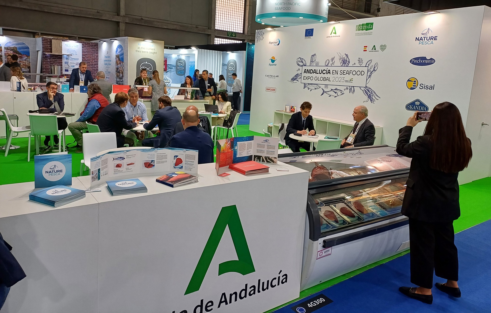 Stand de Andalucía en una anterior edición de ‘Seafood Expo Global’