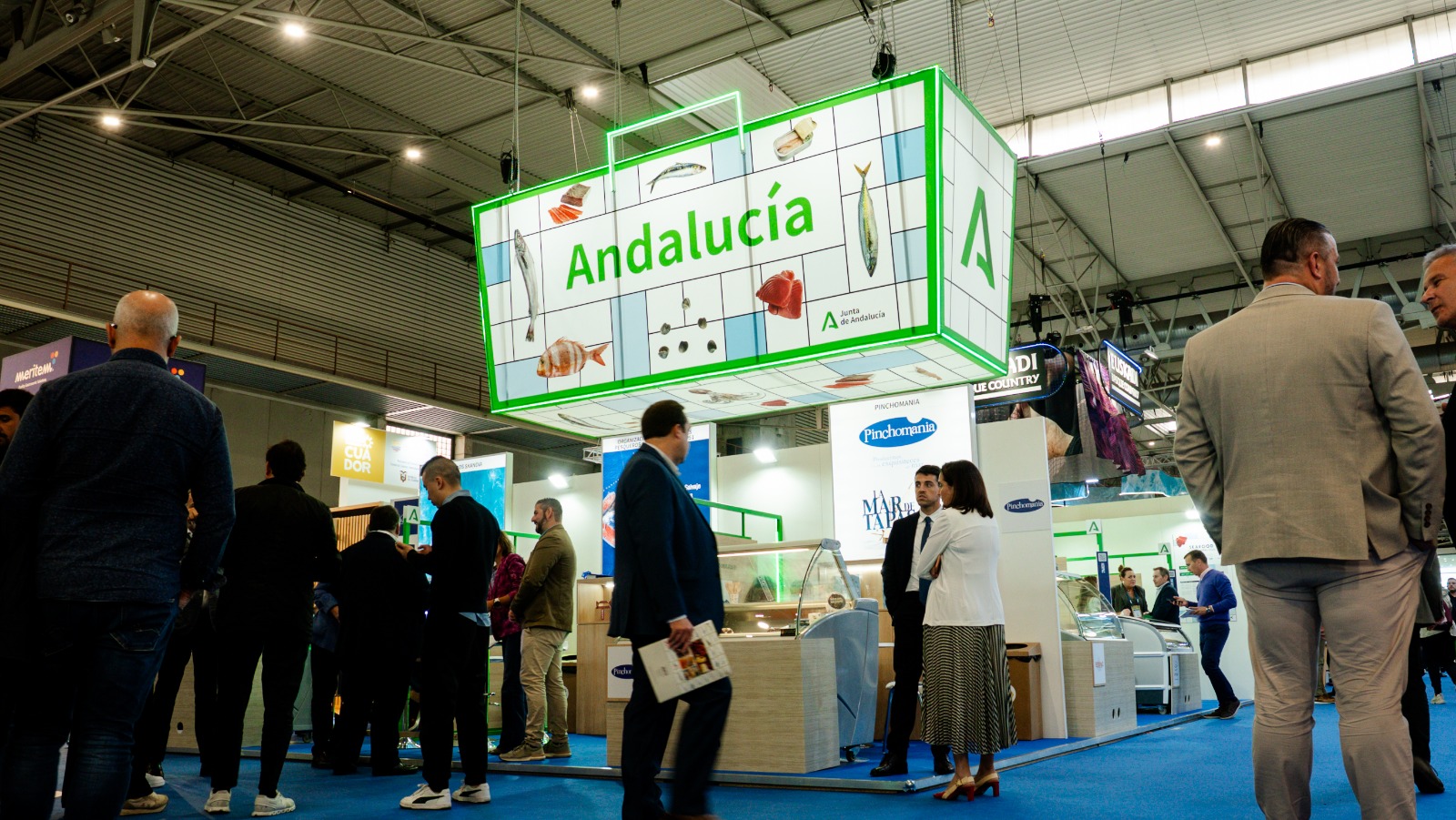 Stand andaluz en la Sea Food Expo Global 2025