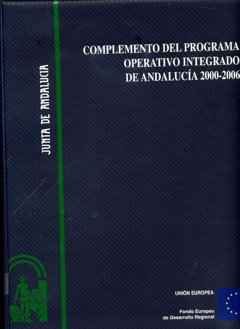 Complemento del Programa Operativo Integrado de Andalucía: 2000-2006