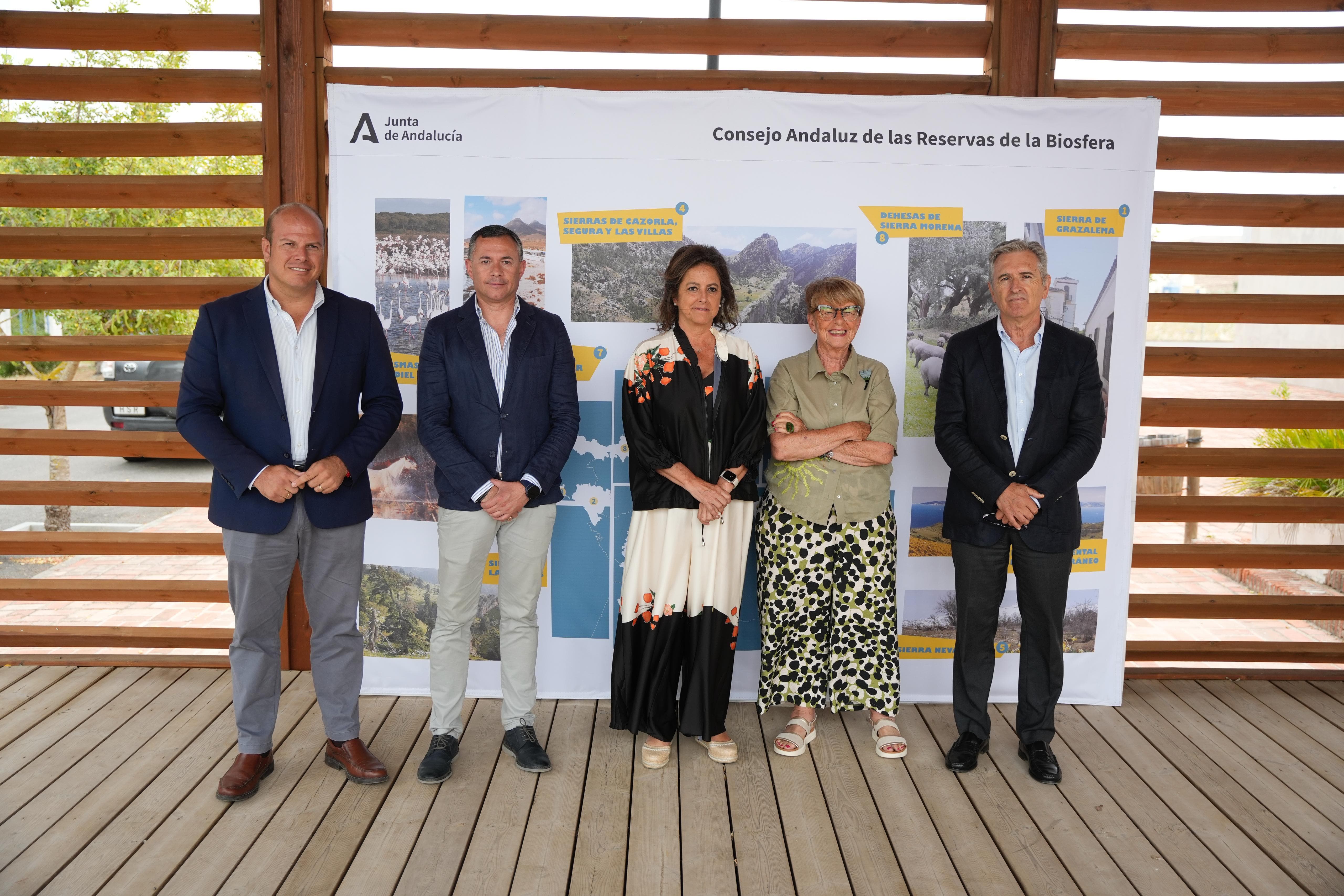 Catalina García, ha participado este martes en la reunión constitutiva del Pleno del Consejo Andaluz de las Reservas de la Biosfera, en Alcalá de los Gazules.
