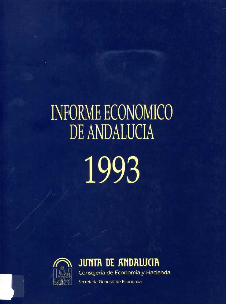Informe económico de Andalucía: 1993