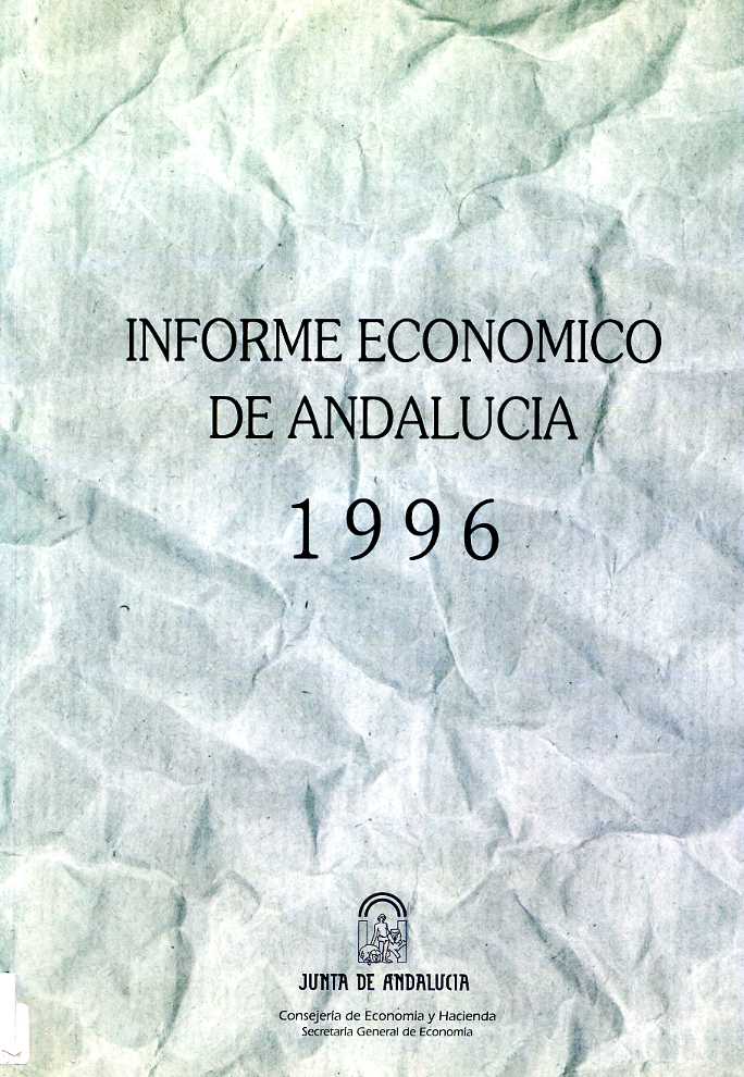 Informe económico de Andalucía: 1996