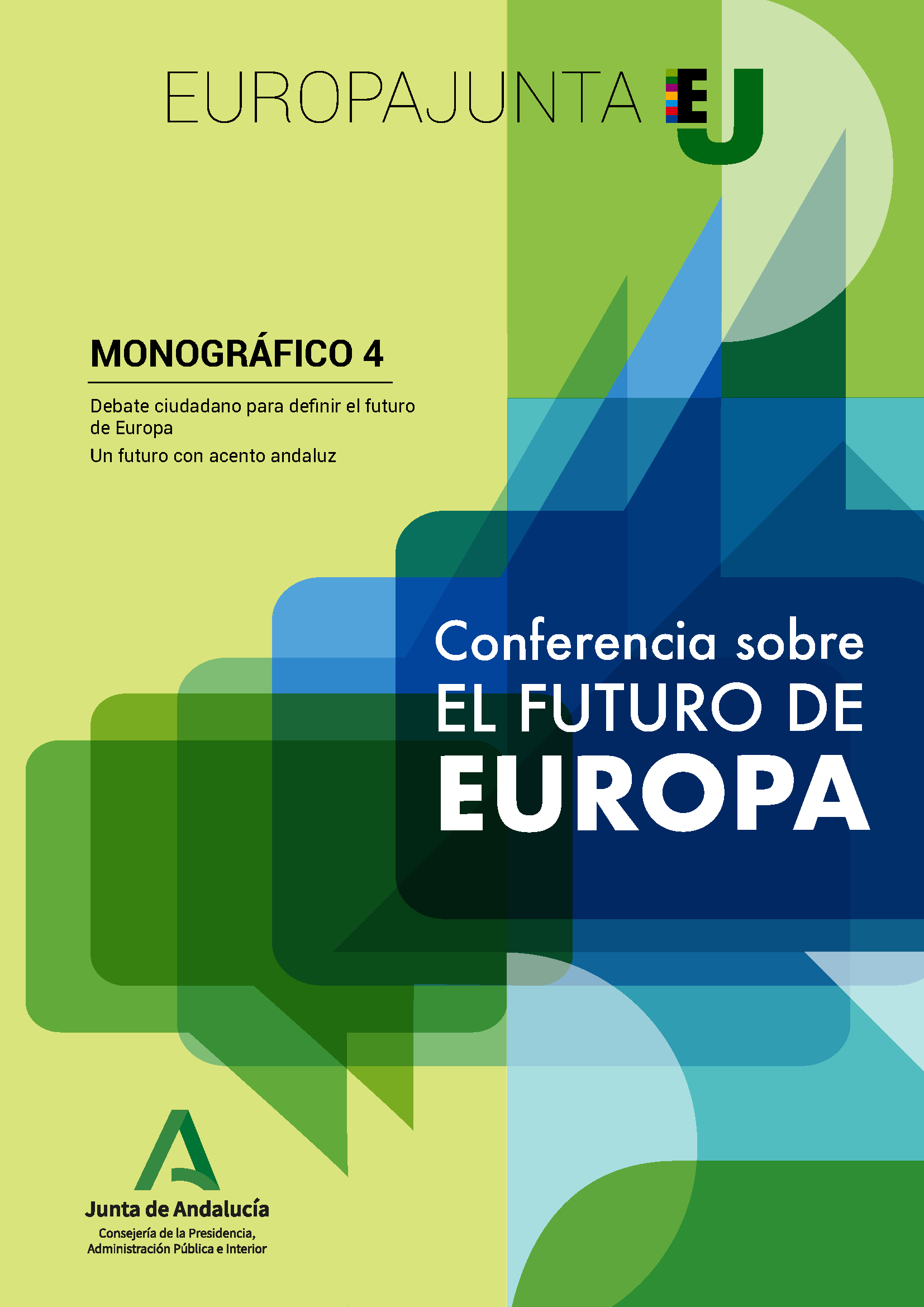 Portada del monográfico 4 sobre futuro Europa