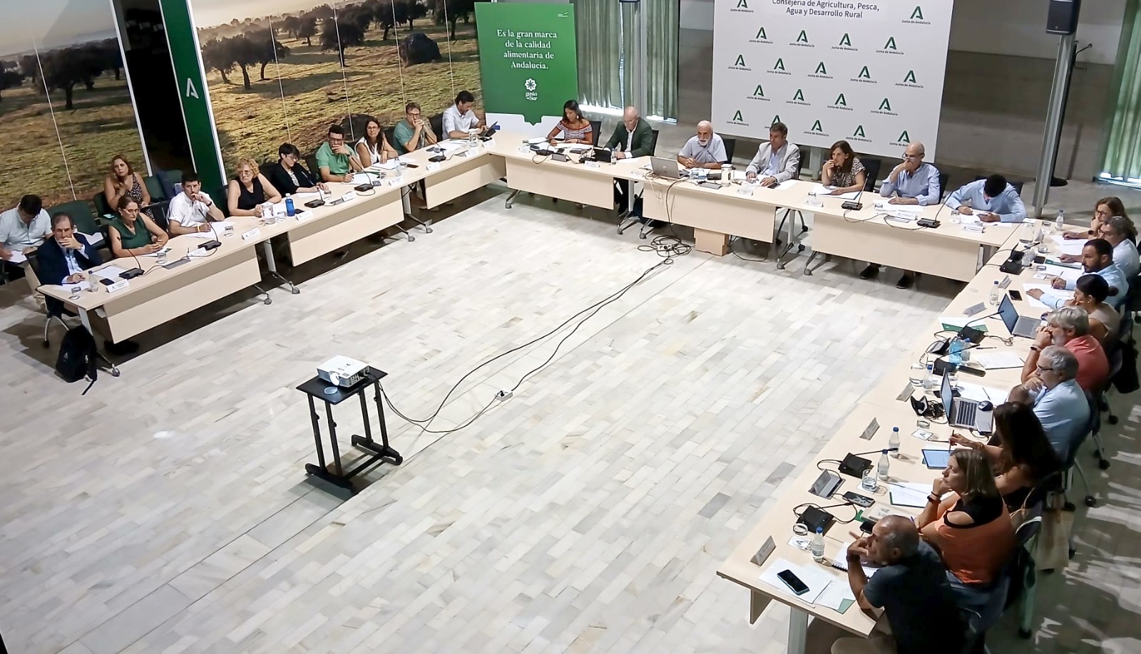 Comité de Acuicultura celebrado en la Consejería.