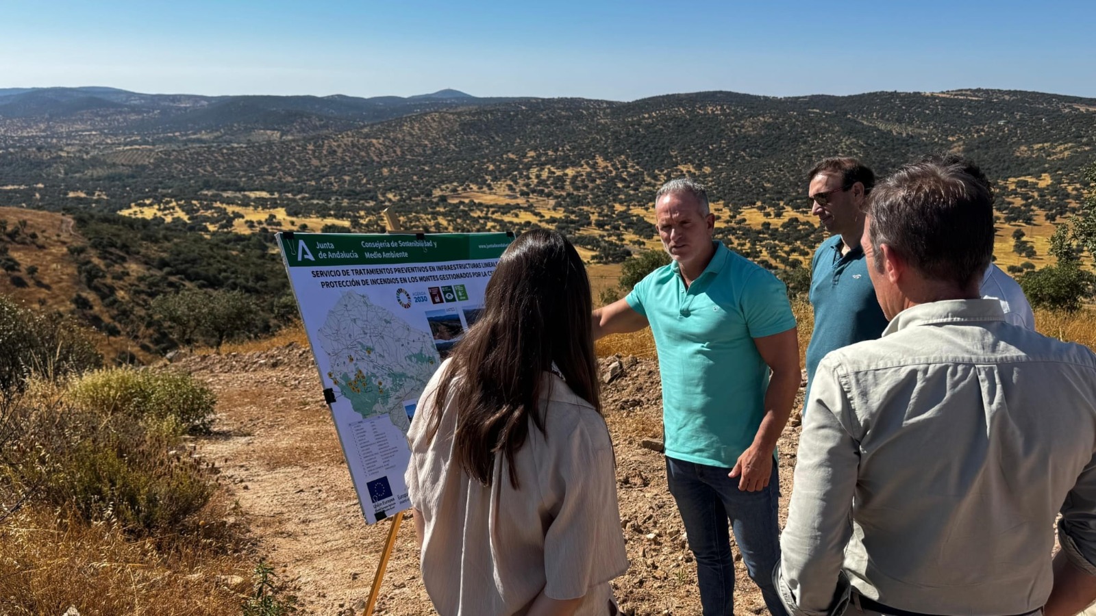 El delegado territorial ha visitado la intervención.
