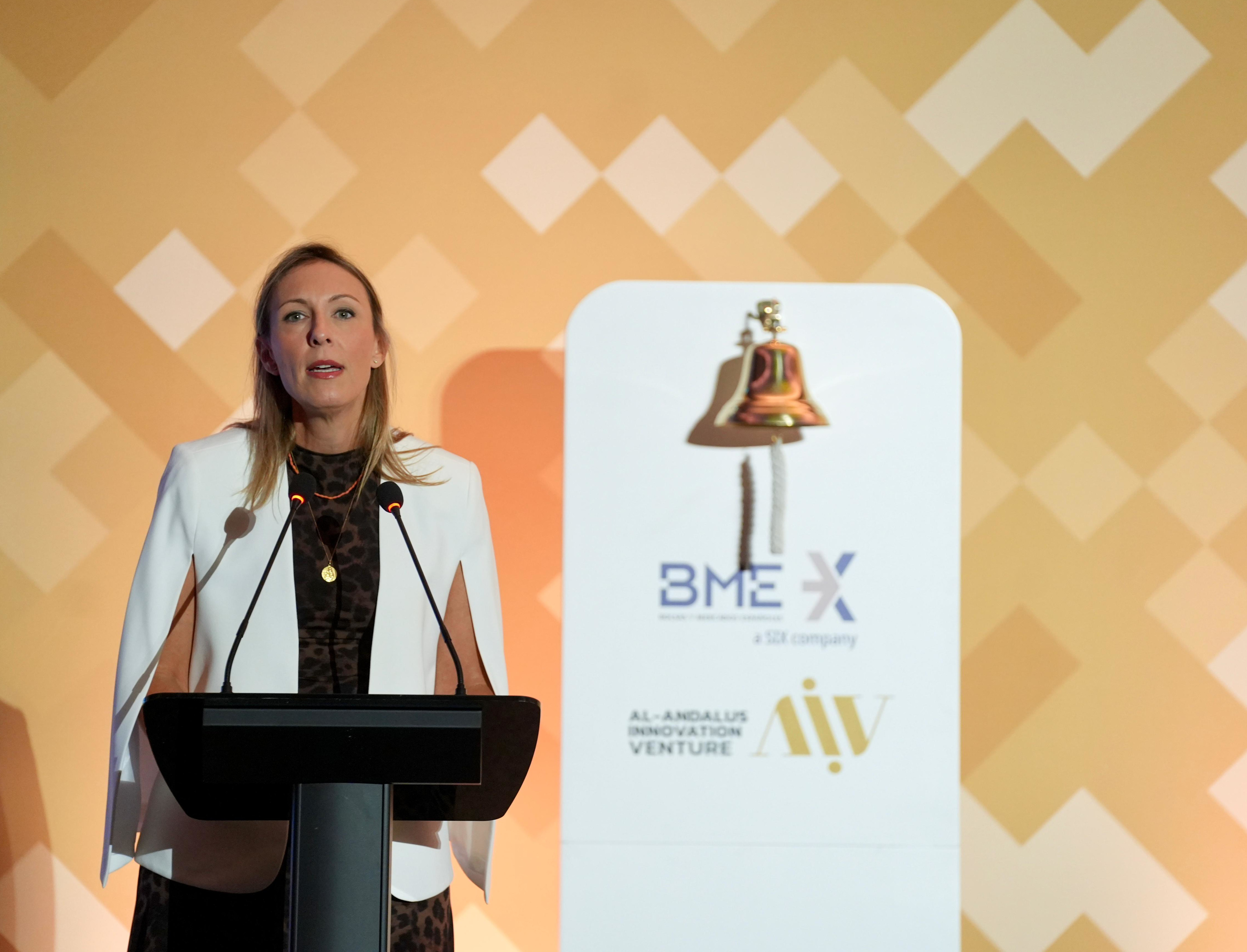 Lorena Garrido en la inauguración de Al Andalus Innovation Venture