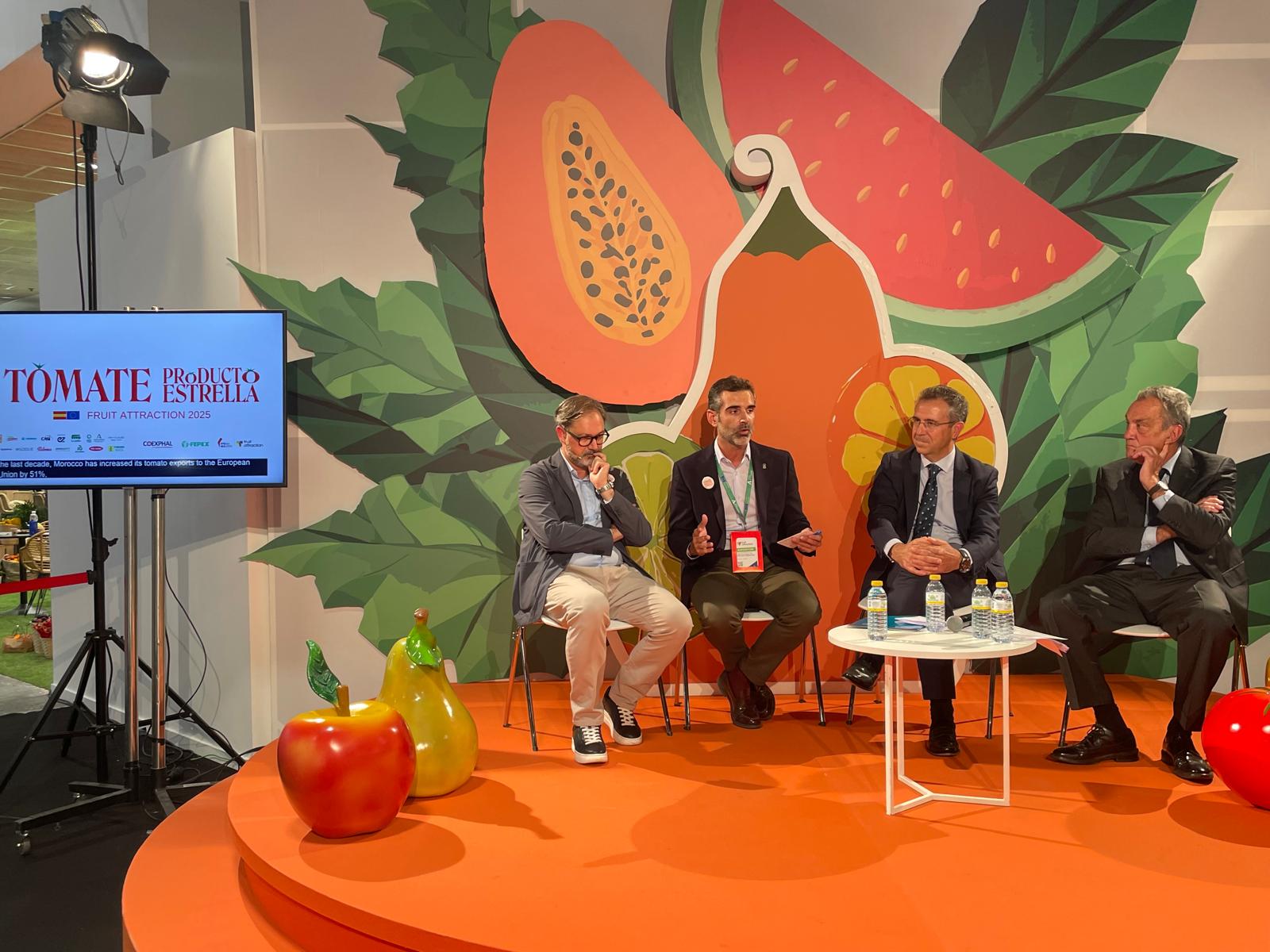 Fernández-Pacheco en el foro sobre tomate en Fruit Attraction.