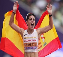 La joven andaluza María Pérez, gana el oro en el Mundial de Atletismo de Tokio