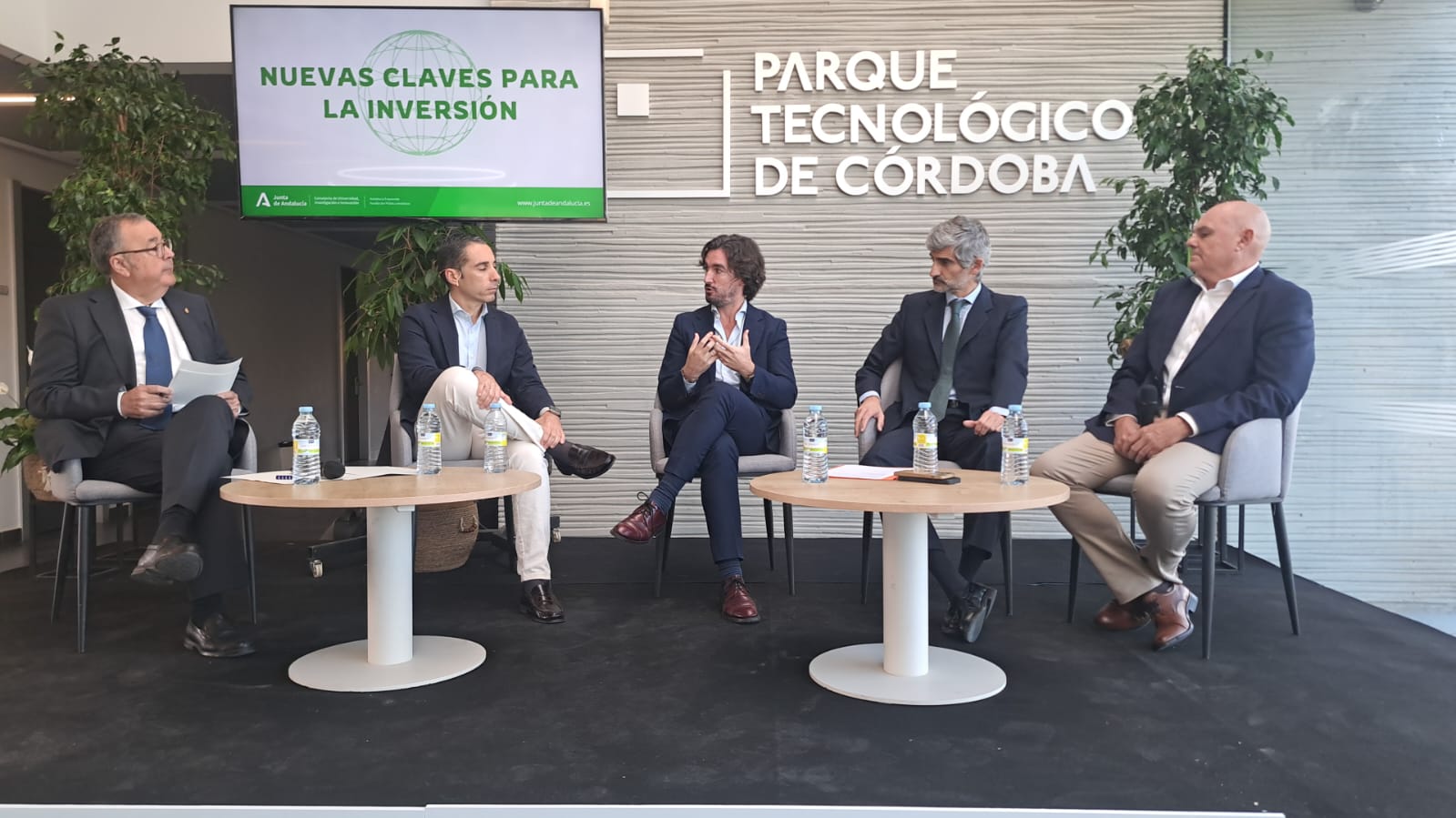 Javier González en una jornada de emprendimiento en Córdoba