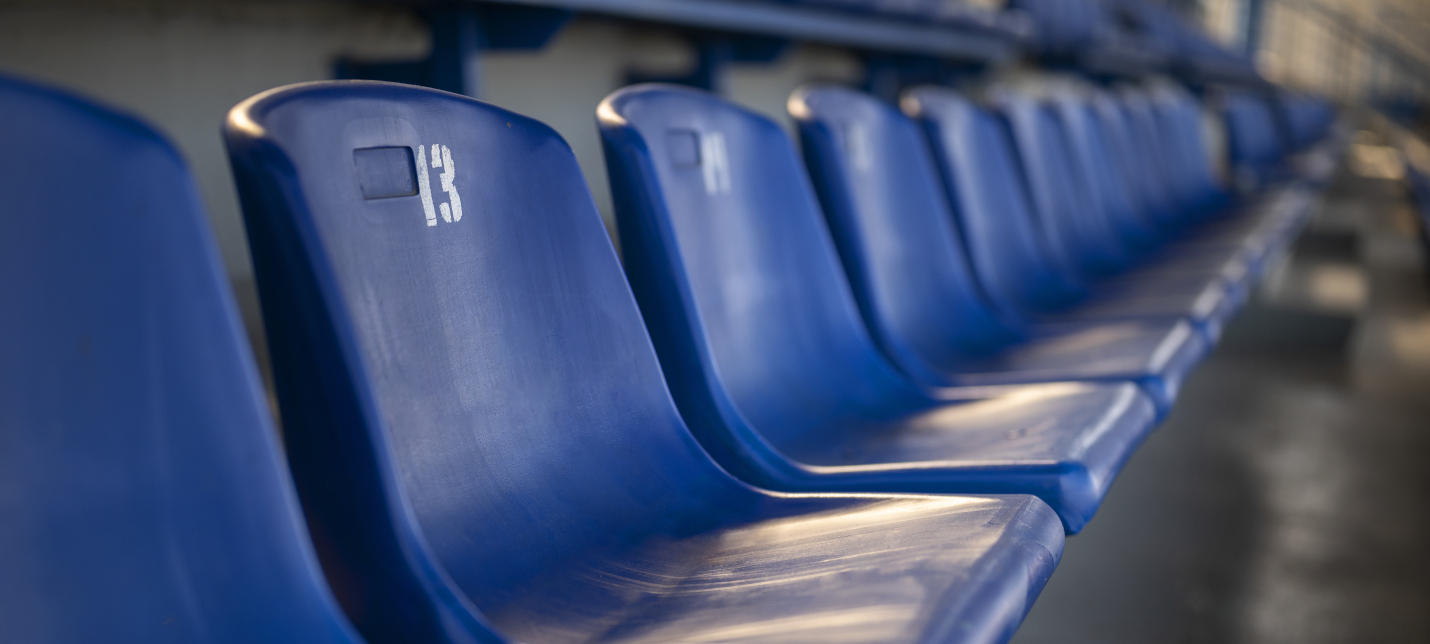 Sillas tribuna deporte