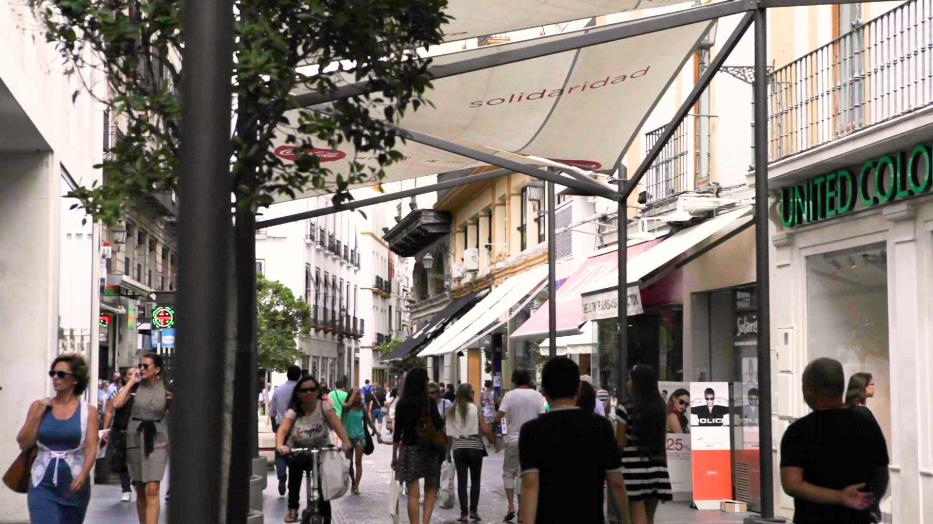 Centro comercial de Sevilla.