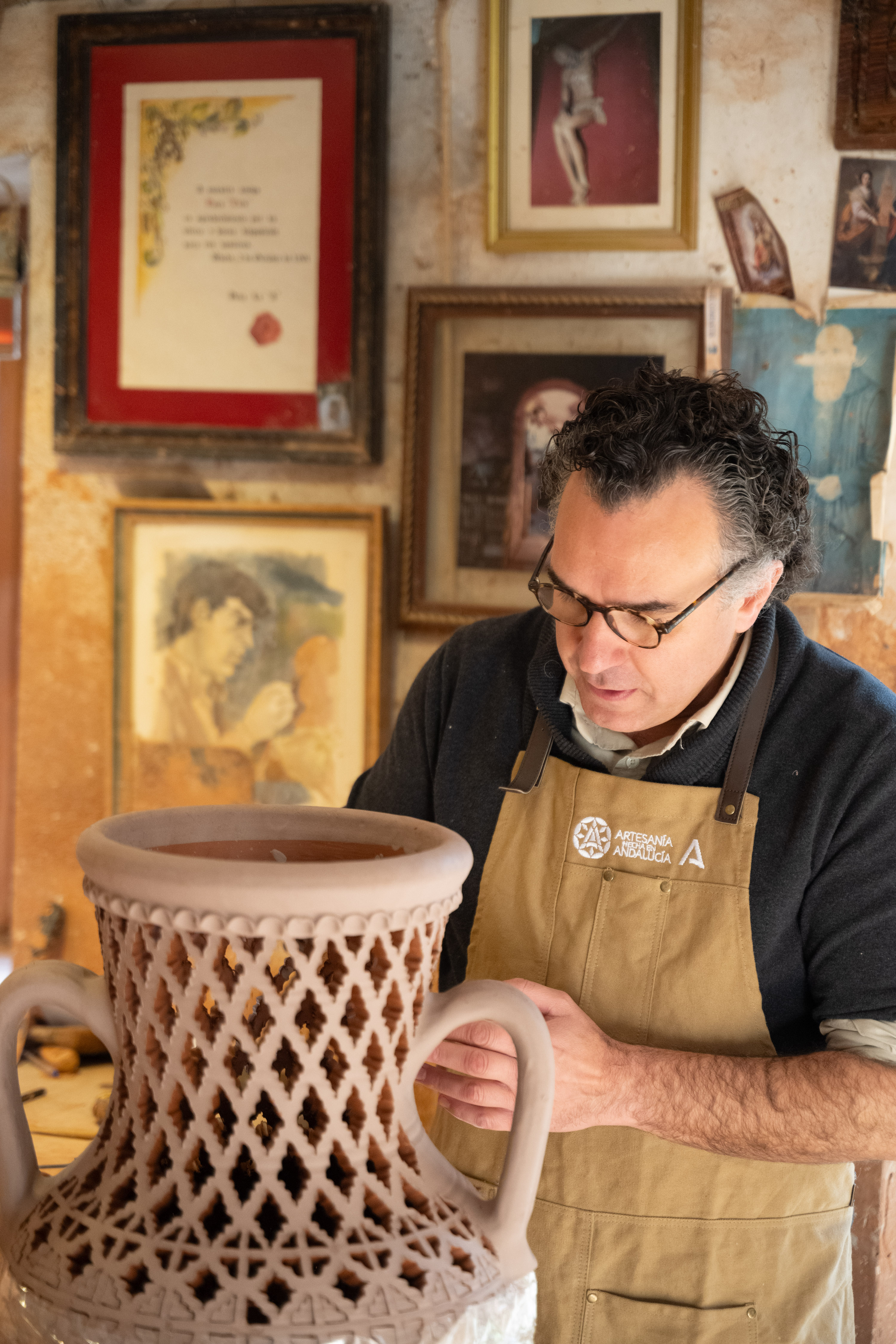 El Maestro Artesano Juan Pablo Martínez Sánchez, ‘Pablo Tito’.