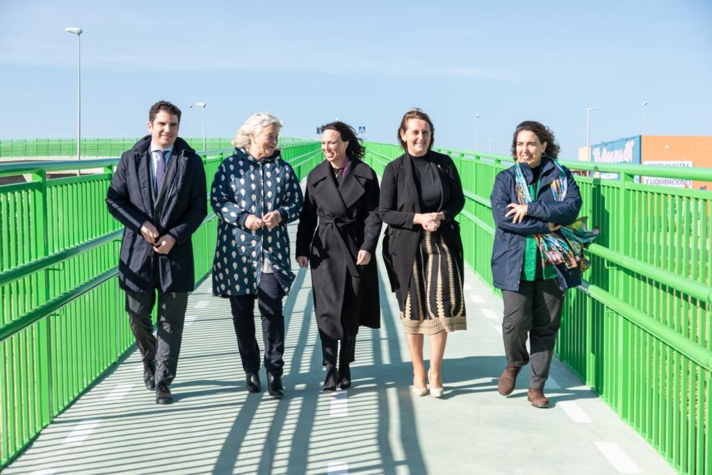 Inauguración pasarela ciclopeatonal Trambahía.