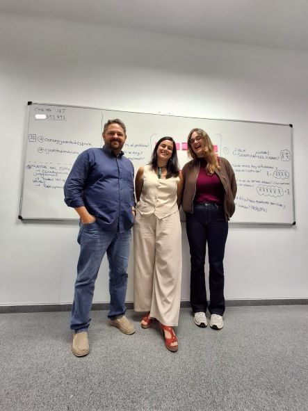 El responsable del IAJ en Sevilla con representantes del CJA y CJE