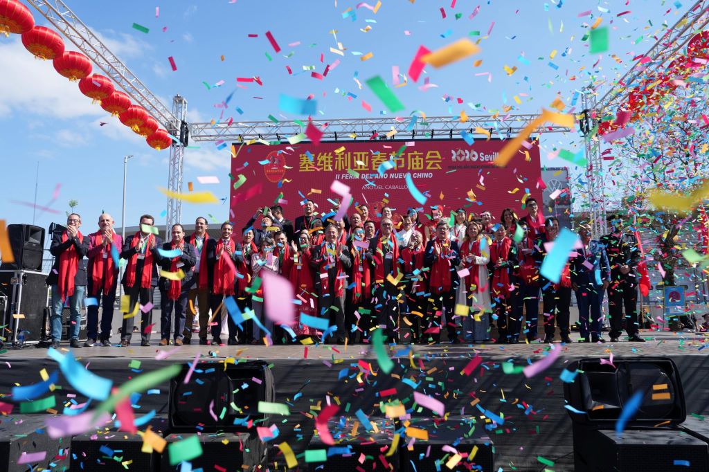 Comunidad china en Andalucía en la celebración de su Año Nuevo