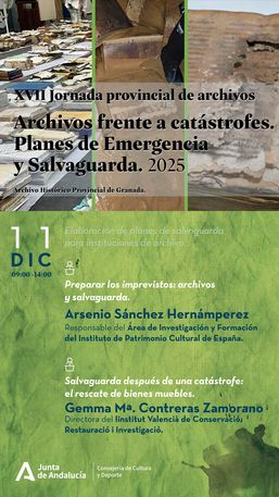 XVII JORNADA DE ARCHIVOS DE LA PROVINCIA 2025 AHPGR